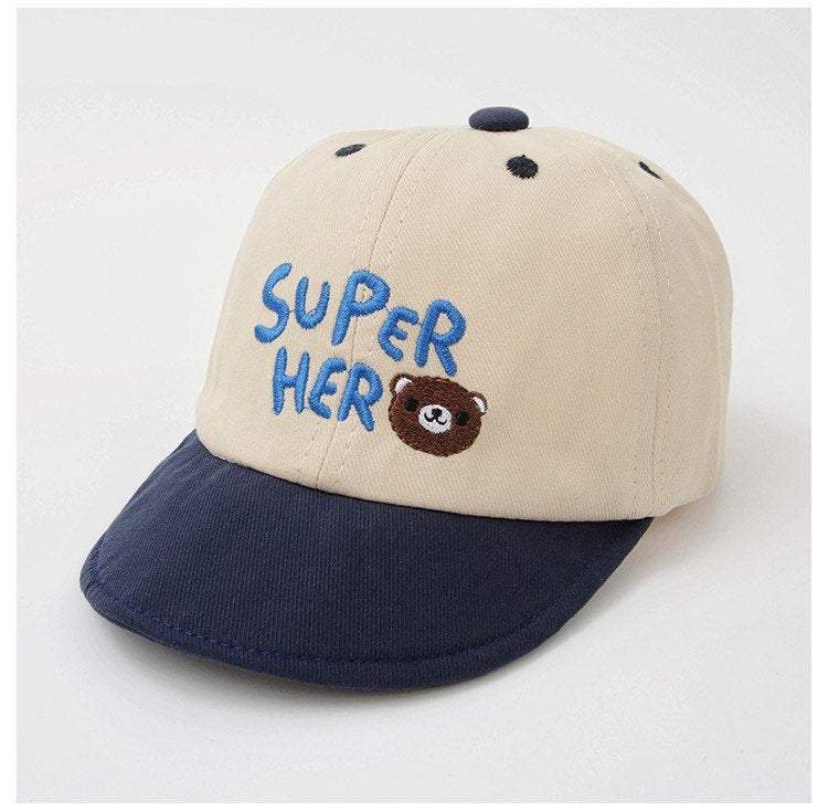 Soft Brim Baseball Cap for Kid Toddler Baby.