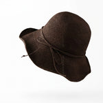 Mouldable Wire Straw Hat - Coffee