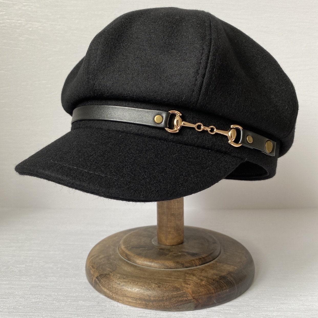 Handmade Newsboy Cap Hat, Vintage Style - Mspineapplecrafts