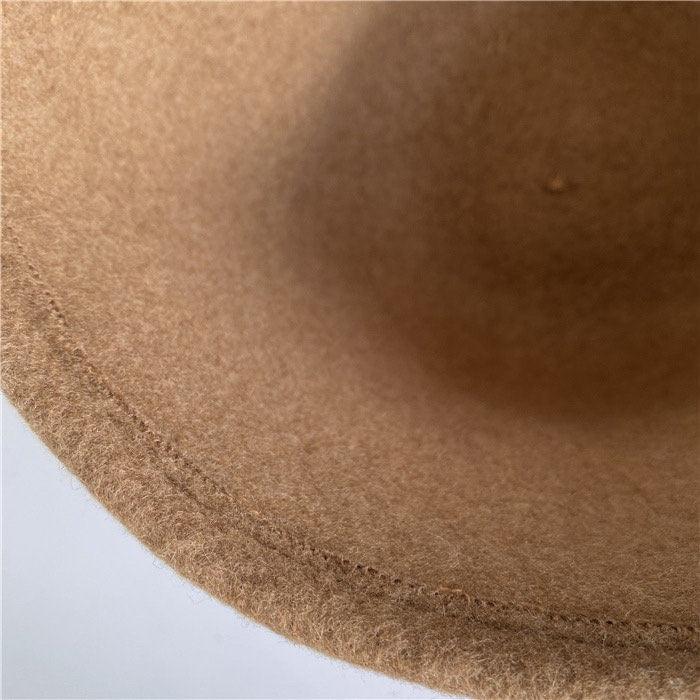 100% Wool Foldable Cloche Hat