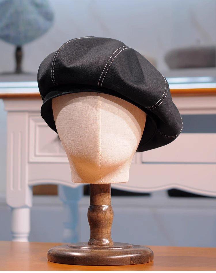 S M Large Customized Cotton Newsboy Cap - Mspineapplecrafts