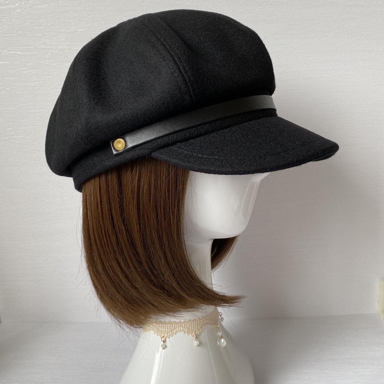 Handmade Newsboy Cap Hat, Vintage Style - Mspineapplecrafts