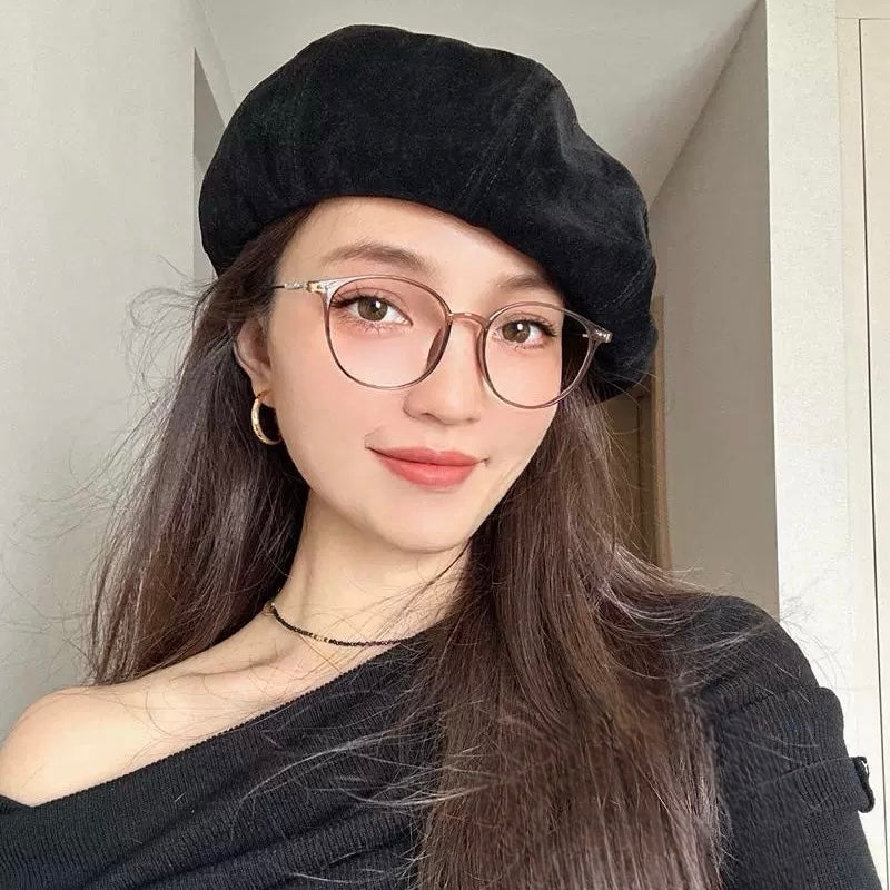 Unisex Suede Beret Mspineapplecrafts