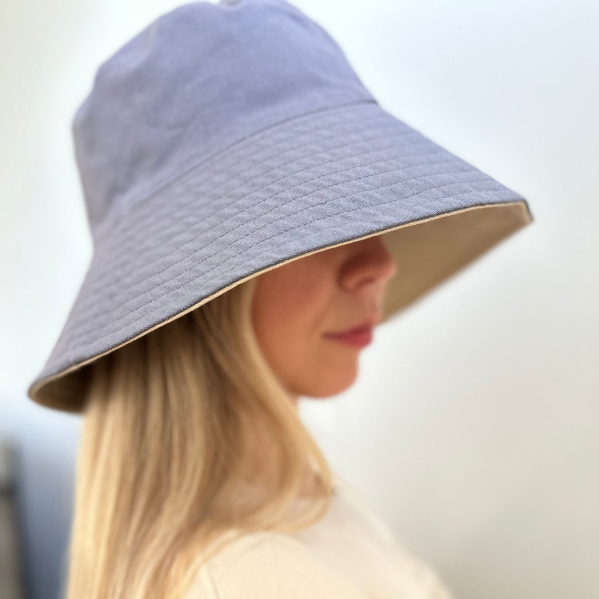 M-XXL Reversible Unisex Wide Brim Bucket Hat MsPineappleCrafts