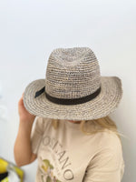 Raffia Straw Panama Fedora Hat Mspineapplecrafts