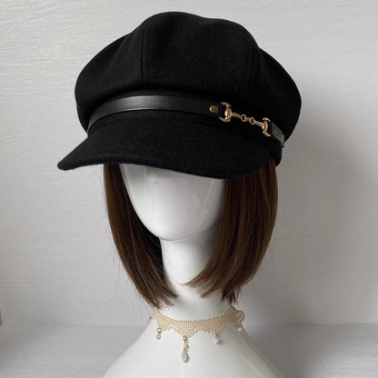 Handmade Newsboy Cap Hat, Vintage Style