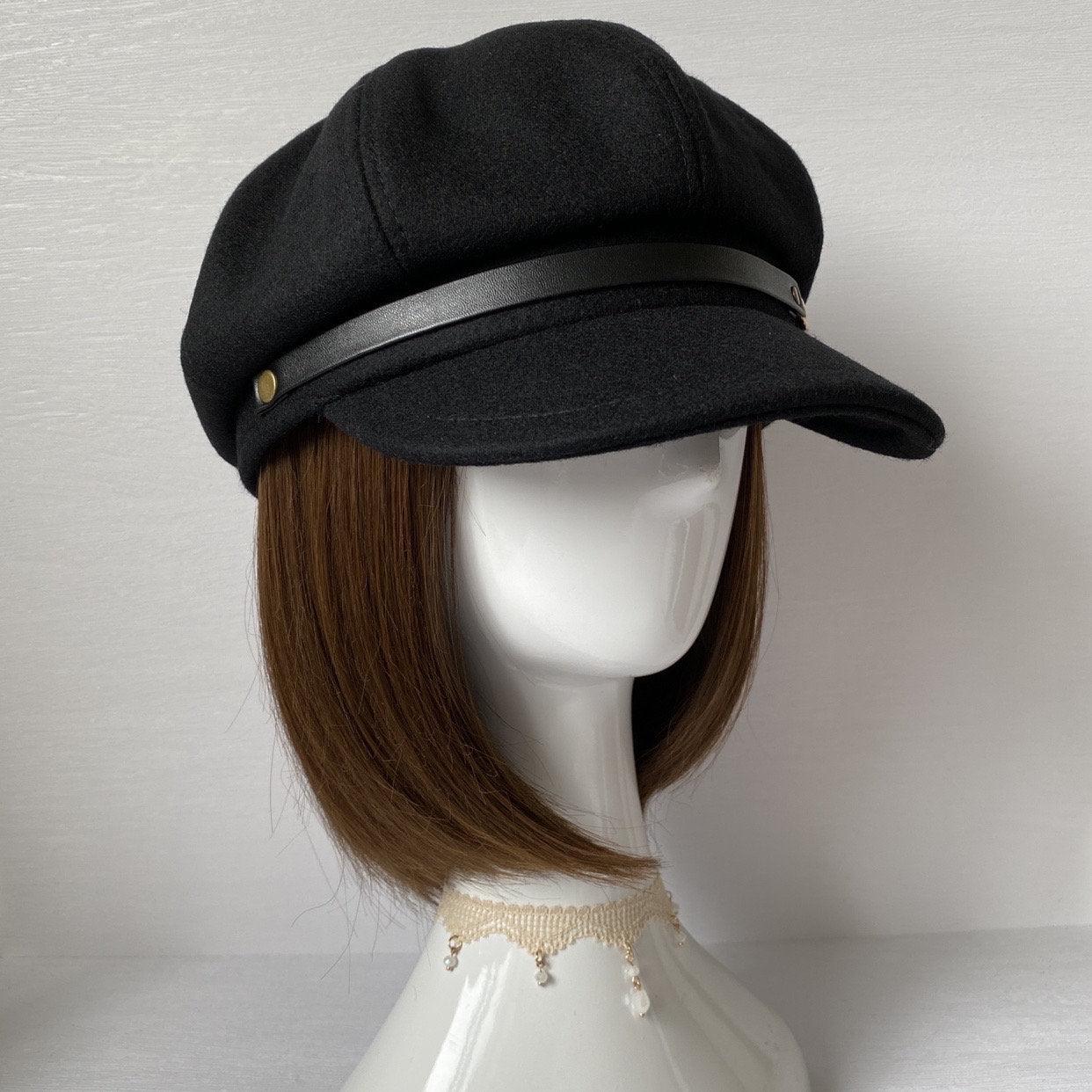 Handmade Newsboy Cap Hat, Vintage Style - Mspineapplecrafts