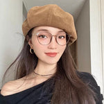 Unisex Suede Beret Mspineapplecrafts