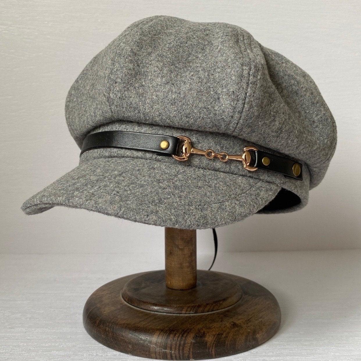 Handmade Newsboy Cap Hat, Vintage Style - Mspineapplecrafts