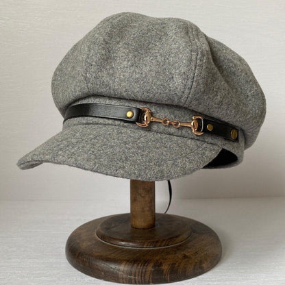 Handmade Newsboy Cap Hat, Vintage Style - Mspineapplecrafts