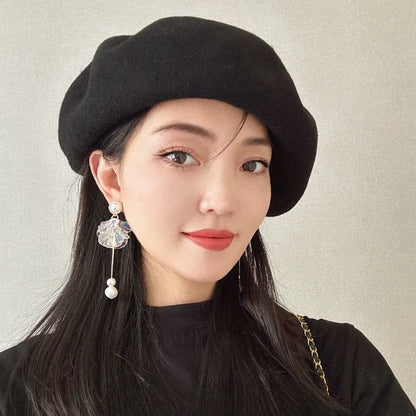 Oversized 100% Wool Beret Mspineapplecrafts