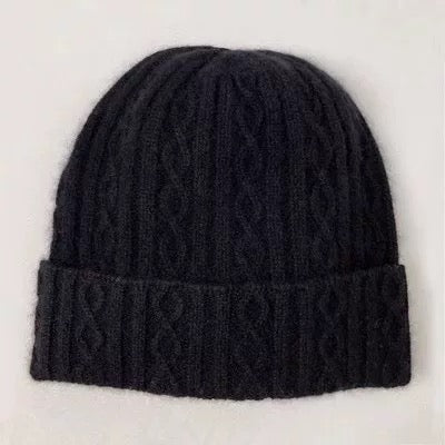 100% Cashmere Unisex Knitted  Beanie Hat Mspineapplecrafts