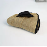 Wide Brim Bucket Hat with Bow Tie MsPineappleCrafts