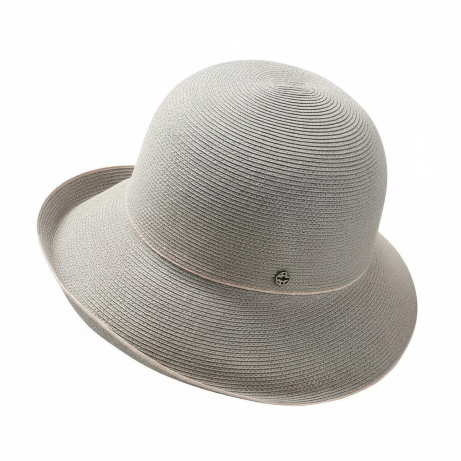 Raffia Straw Sun Hat for Women - Grey