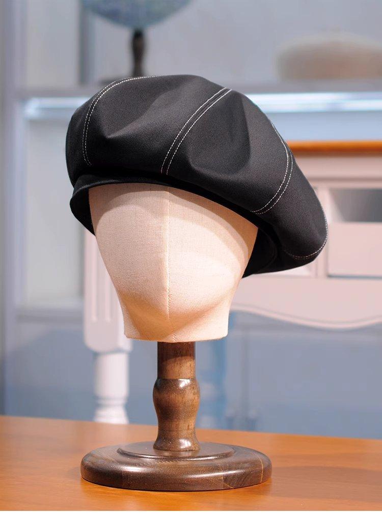 S M Large Customized Cotton Newsboy Cap - Mspineapplecrafts