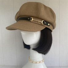 Load image into Gallery viewer, Handmade Newsboy Cap Hat, Vintage Style