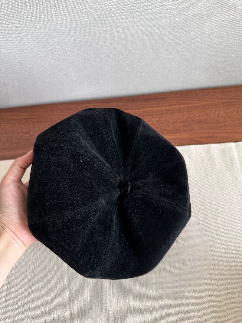 Unisex Suede Beret Mspineapplecrafts