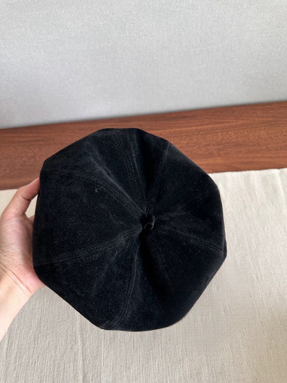 Unisex Suede Beret Mspineapplecrafts