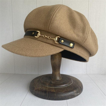 Handmade Newsboy Cap Hat, Vintage Style - Mspineapplecrafts