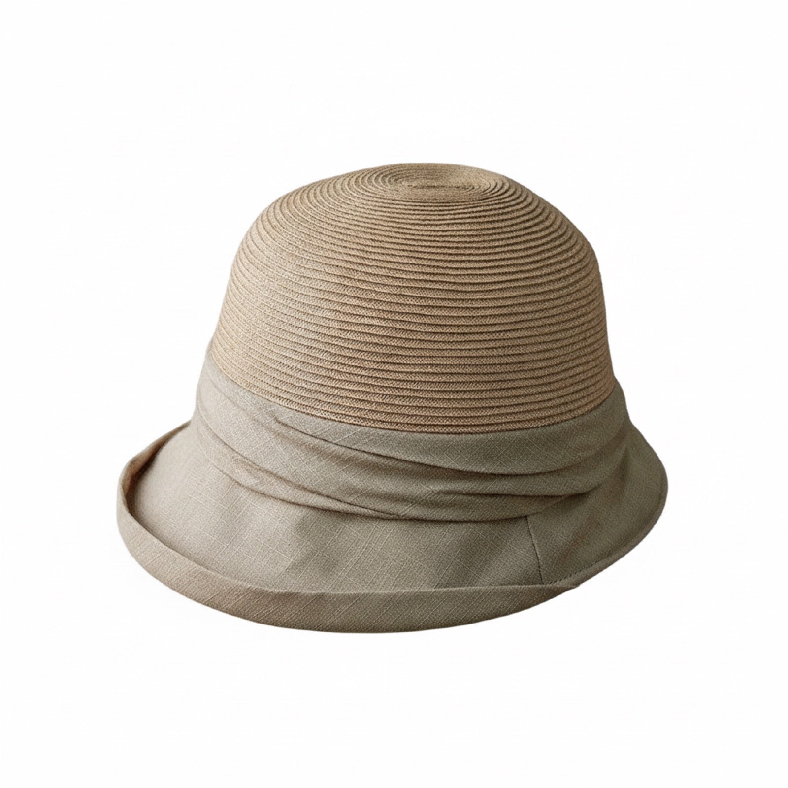Straw Linen Sun Hat - Additional View 5