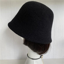 Load image into Gallery viewer, 100% Wool Foldable Cloche Hat