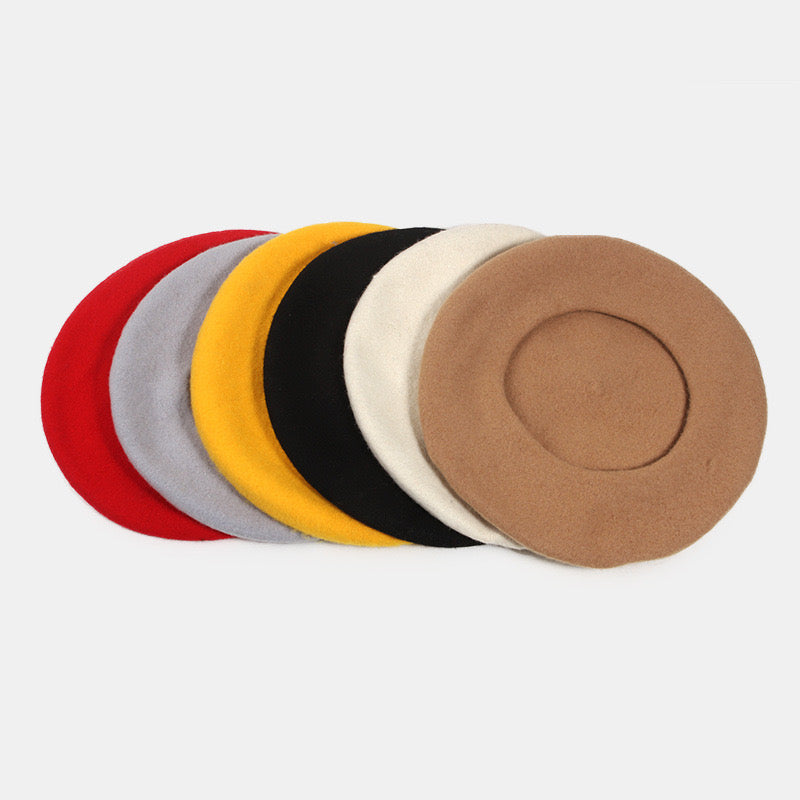 Oversize Slouchy Wool Beret for Women MsPineappleCrafts