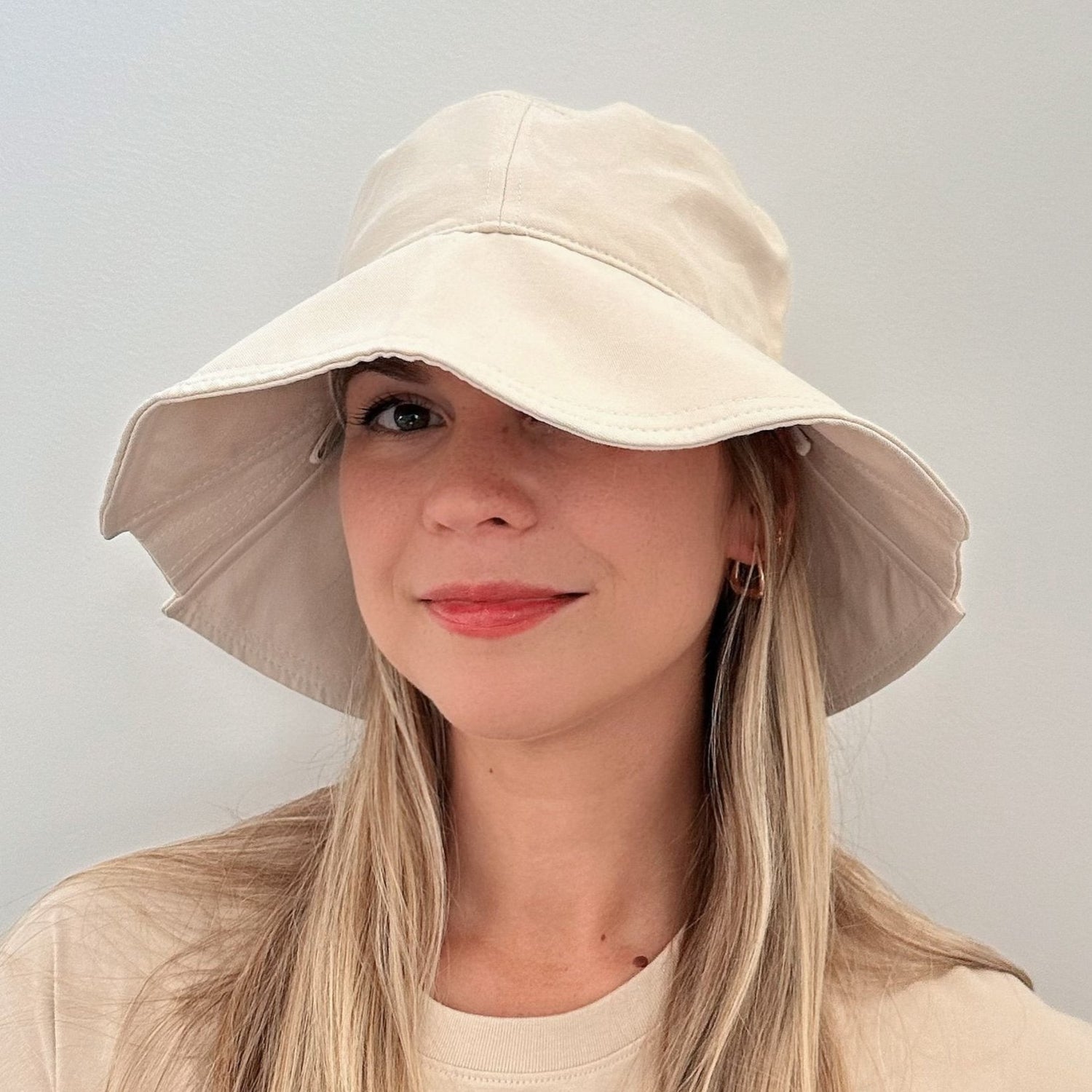Foldable Wide Brim Bucket Hat for Women MsPineappleCrafts