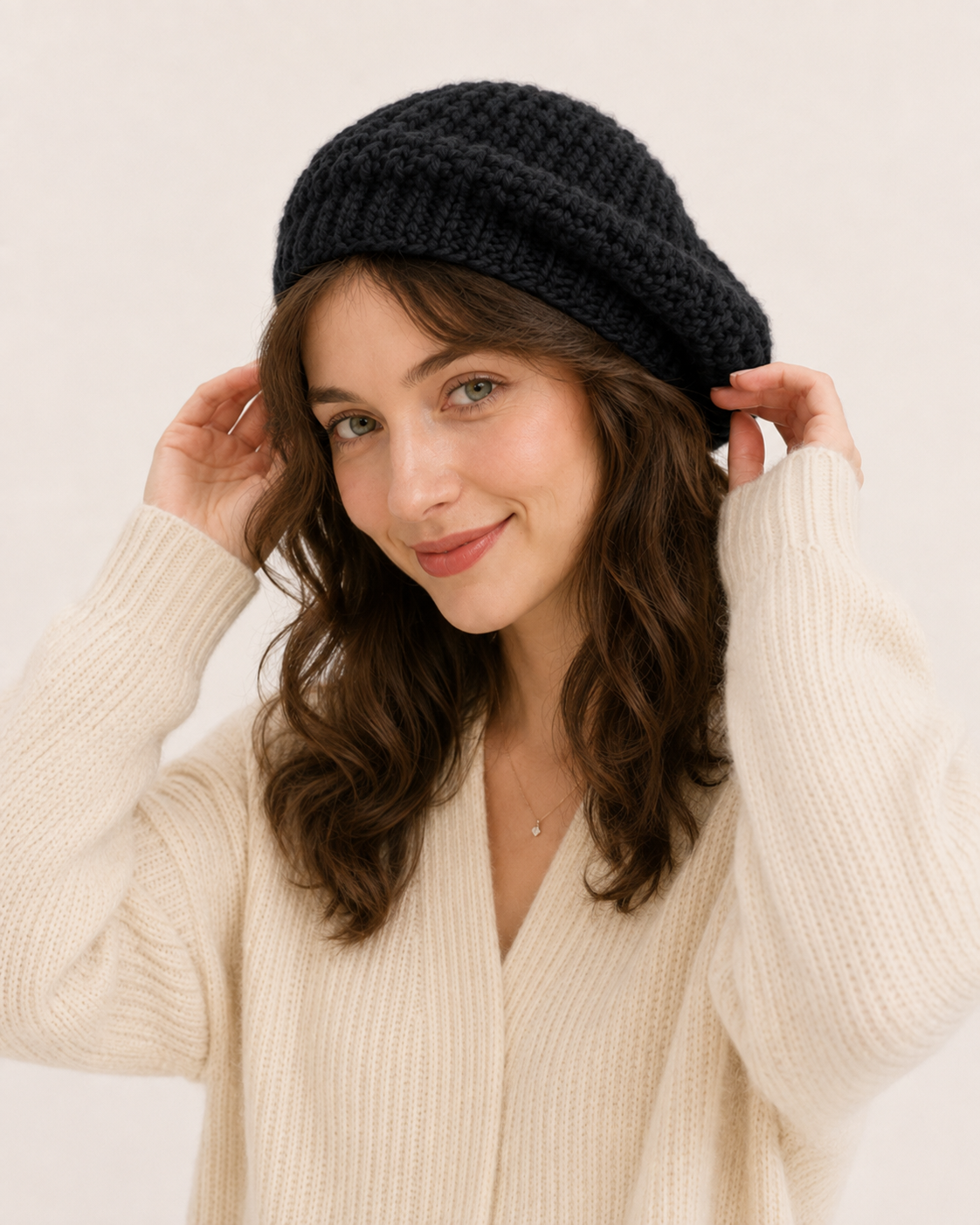 Cotton French Beret - Vintage