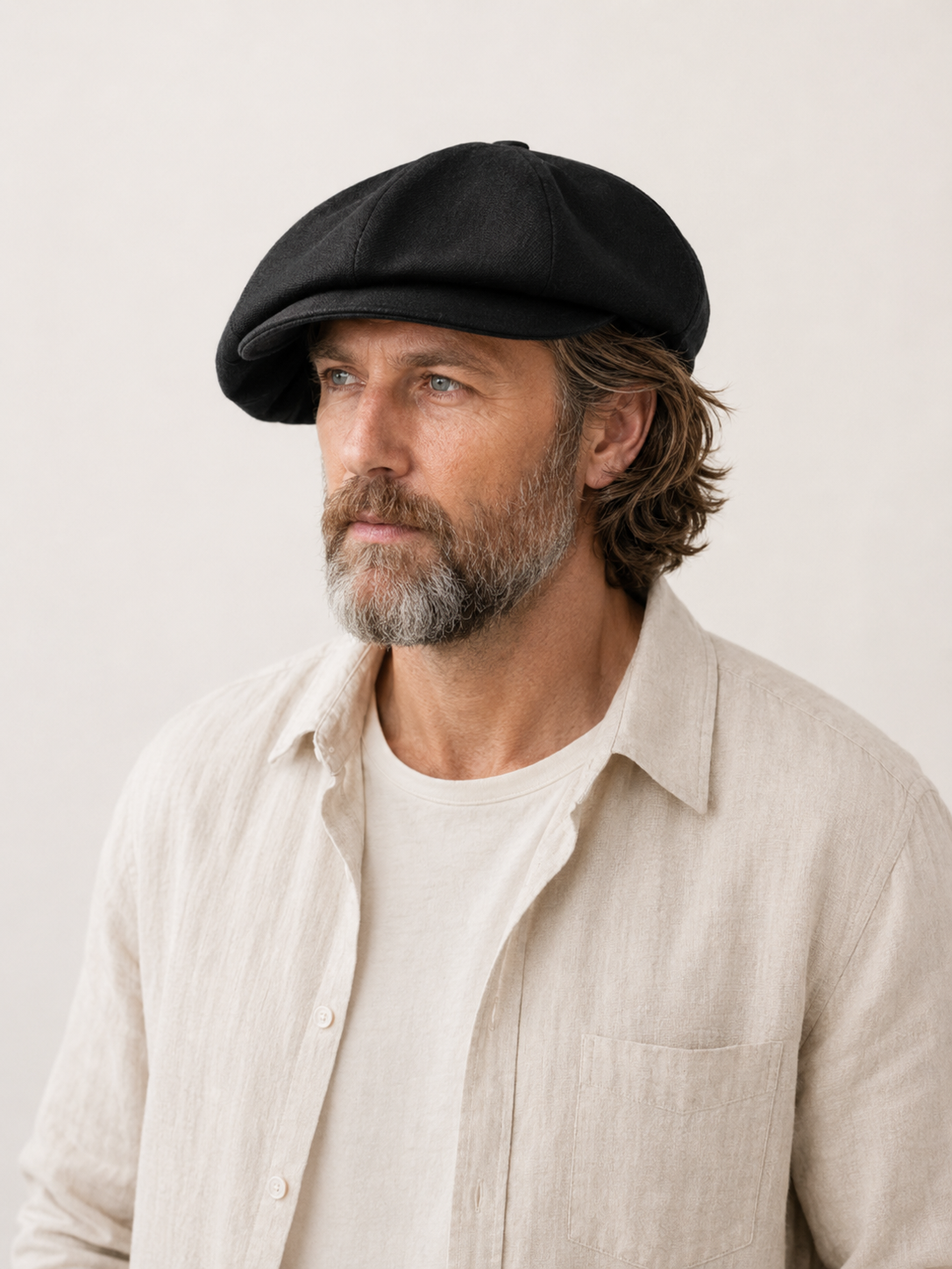 Cotton Newsboy Hat