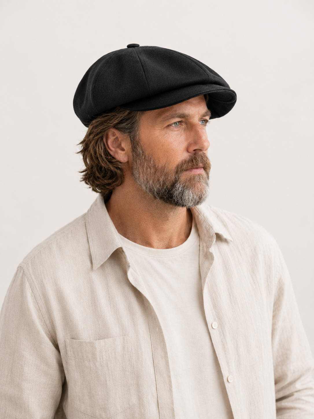 Cotton Newsboy Hat