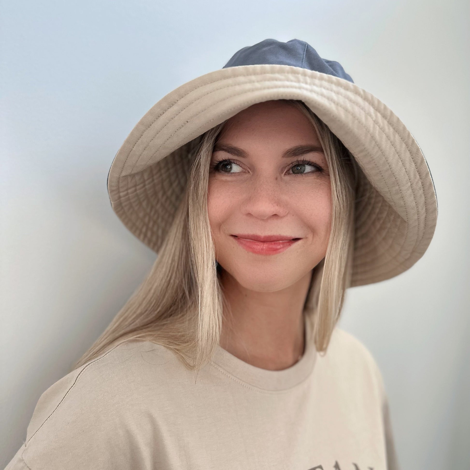 M-XXL Reversible Unisex Wide Brim Bucket Hat MsPineappleCrafts