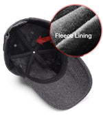 Wool Wide Brim Baseball Cap - Unisex Large Winter - Style 9