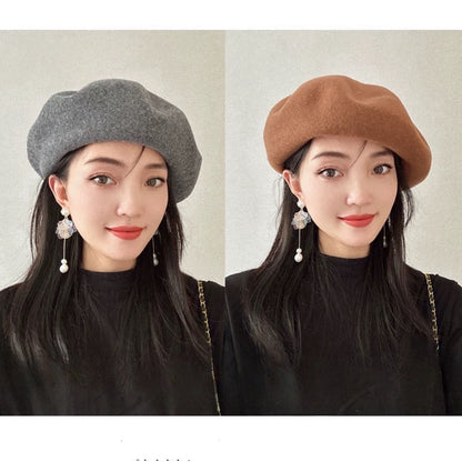 Oversized 100% Wool Beret Mspineapplecrafts