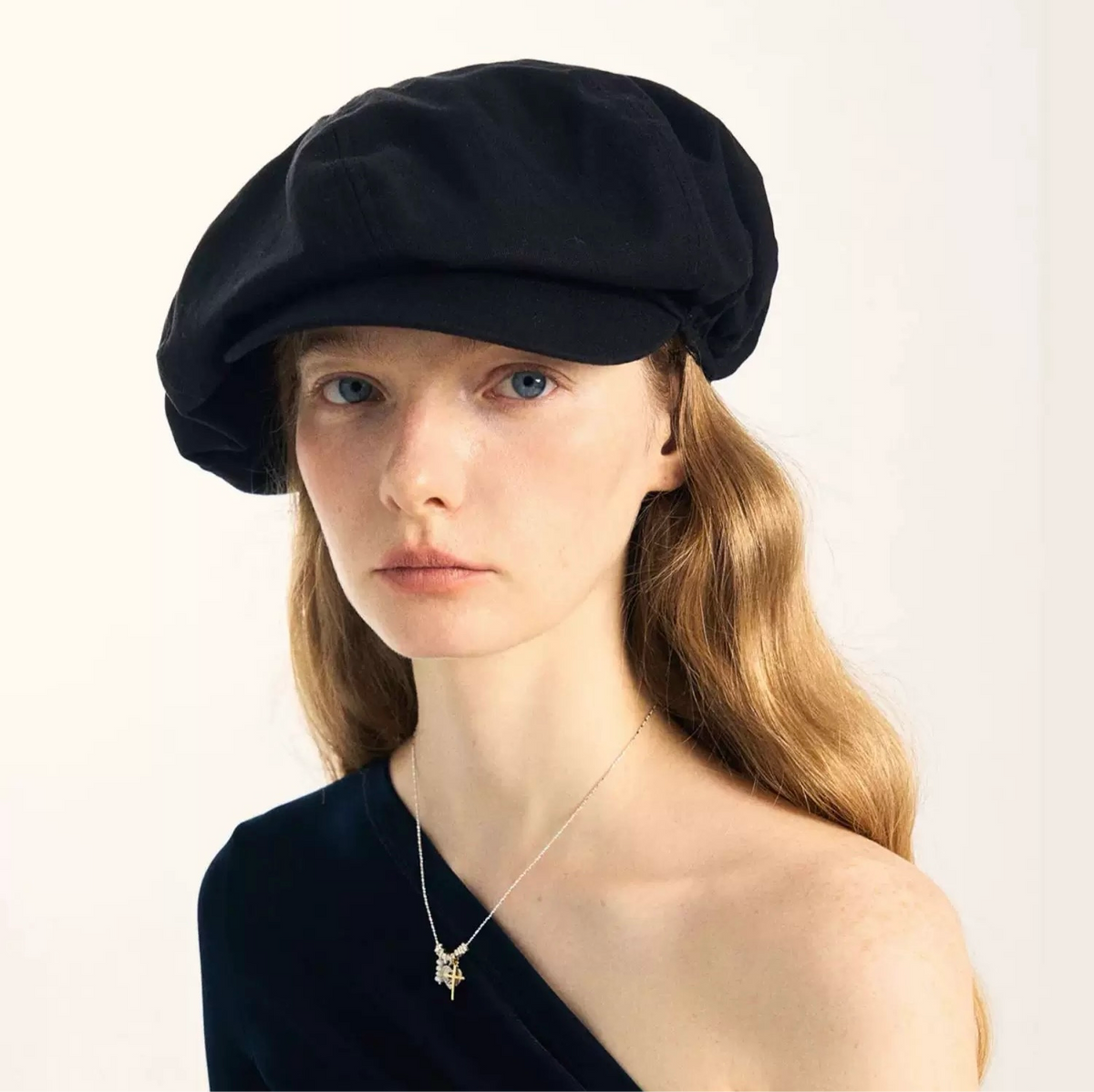Cotton Newsboy Hat