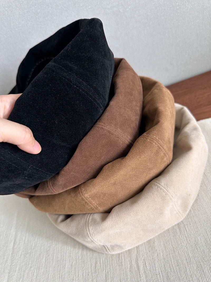 Unisex Suede Beret Mspineapplecrafts