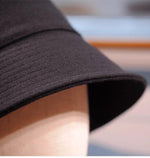 S M Large Customized Elegant Woolen Bucket Hat - Mspineapplecrafts