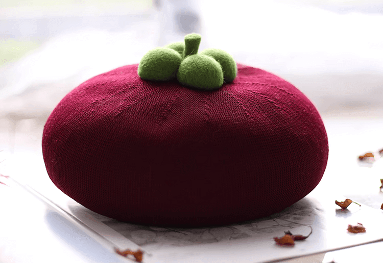 Summer Fruit Berets for Kids and Parents - Mspineapplecrafts