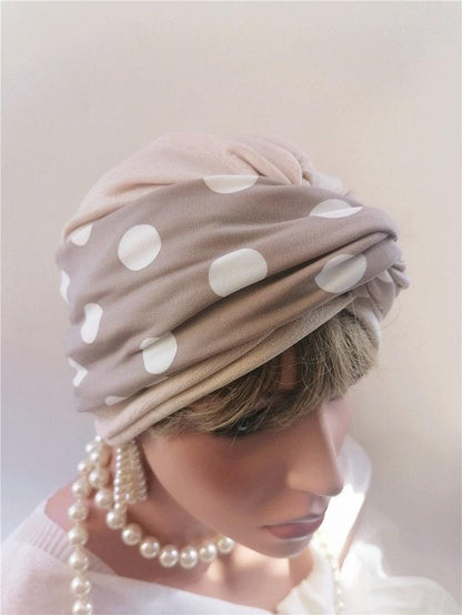 Dot pattern Headband for women - Mspineapplecrafts