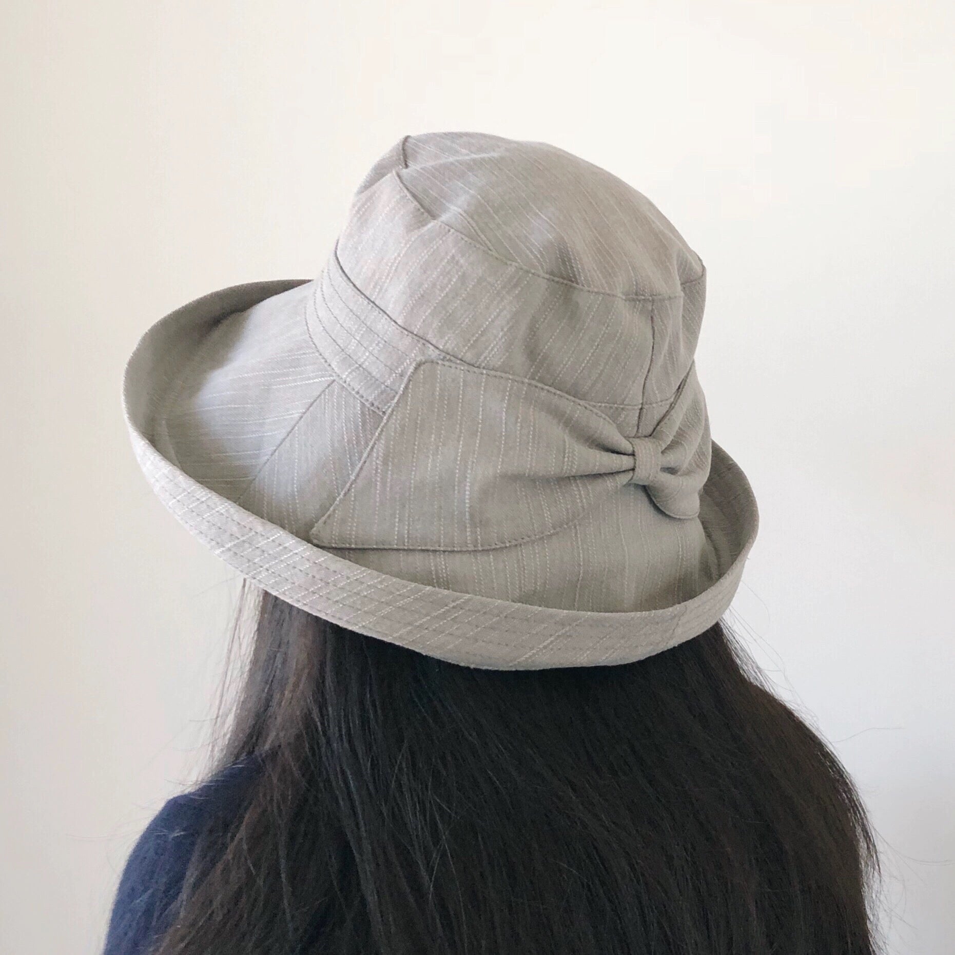 Wide Brim Bucket Hat with Adjustable Fit MsPineappleCrafts