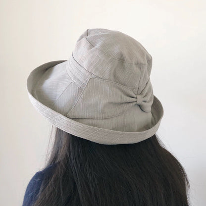 Wide Brim Bucket Hat with Adjustable Fit MsPineappleCrafts