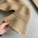 Foldable Raffia Straw Hat for Women Mspineapplecrafts