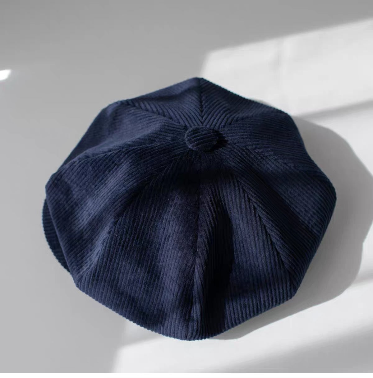 Velvet Corduroy Classic Newsboy Cap Unisex - Custom Size