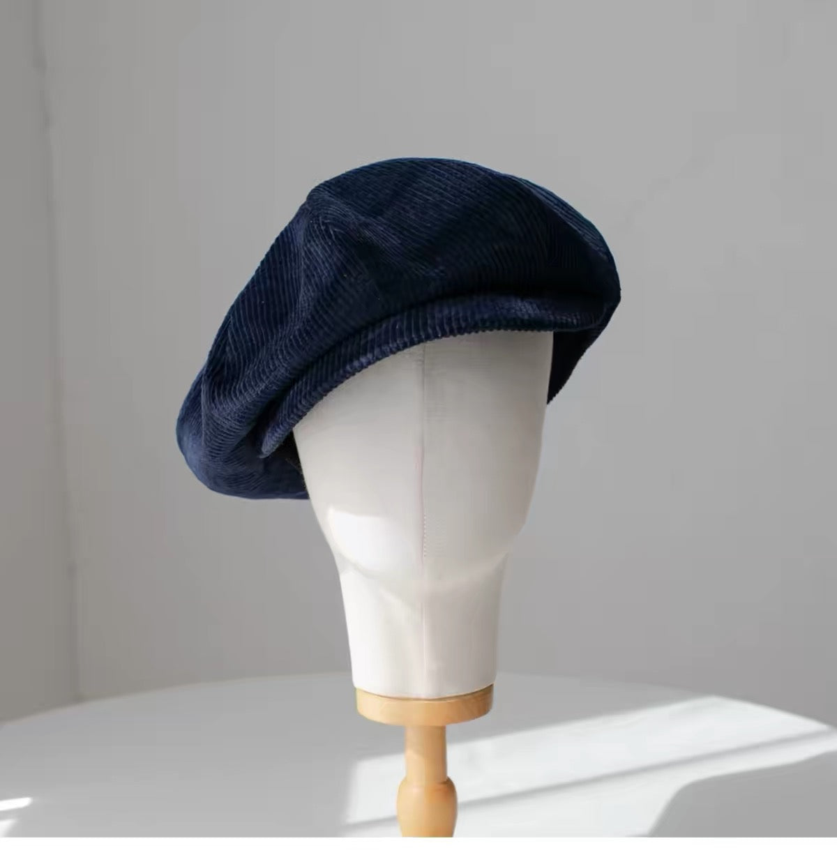 Velvet Corduroy Classic Newsboy Cap Unisex - Custom Size