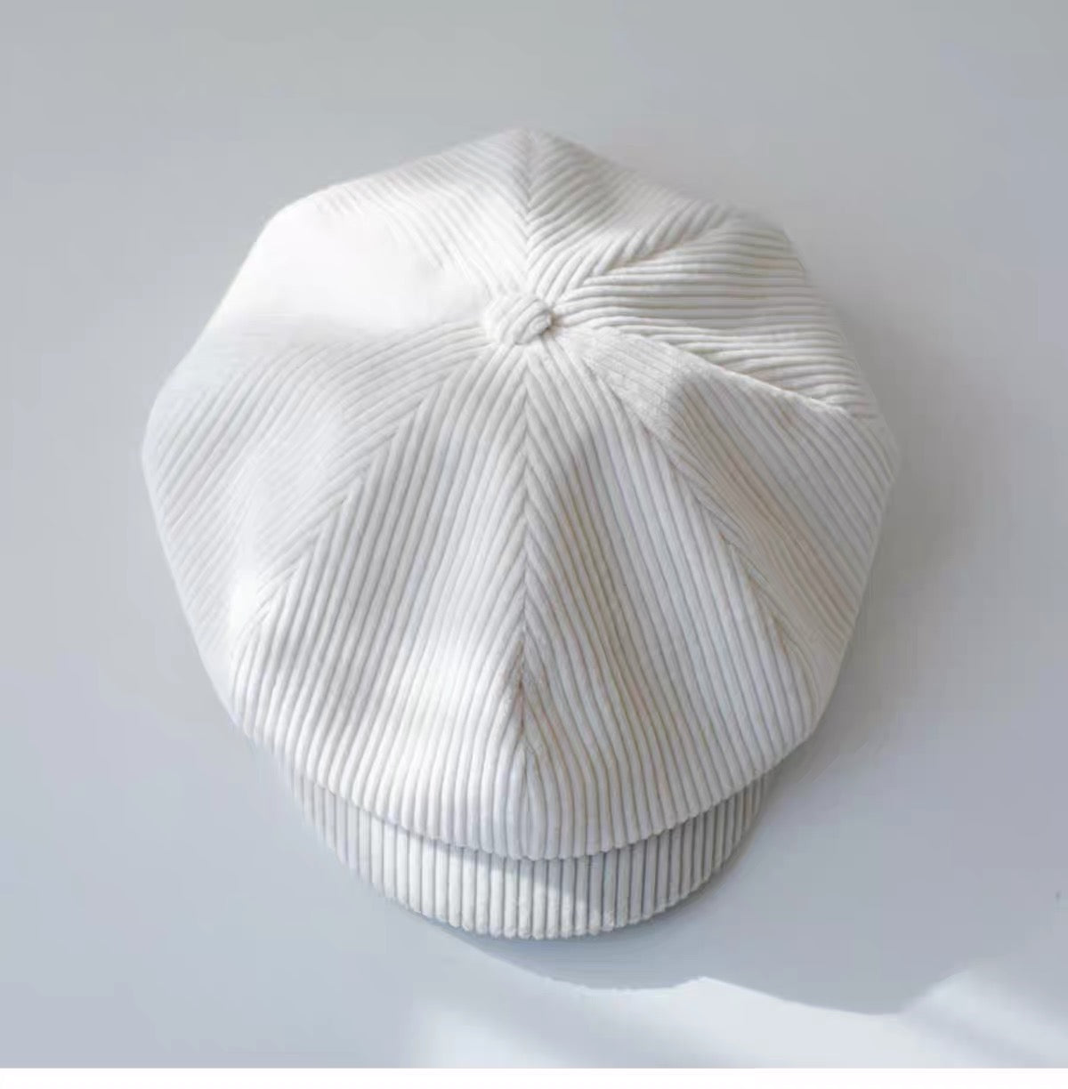 Velvet Corduroy Classic Newsboy Cap Unisex - Custom Size