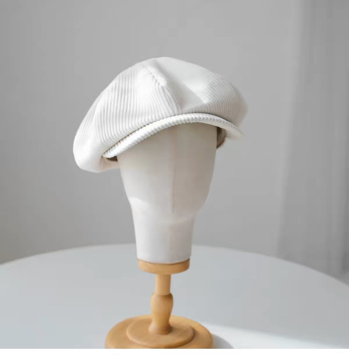 Velvet Corduroy Classic Newsboy Cap Unisex - Custom Size