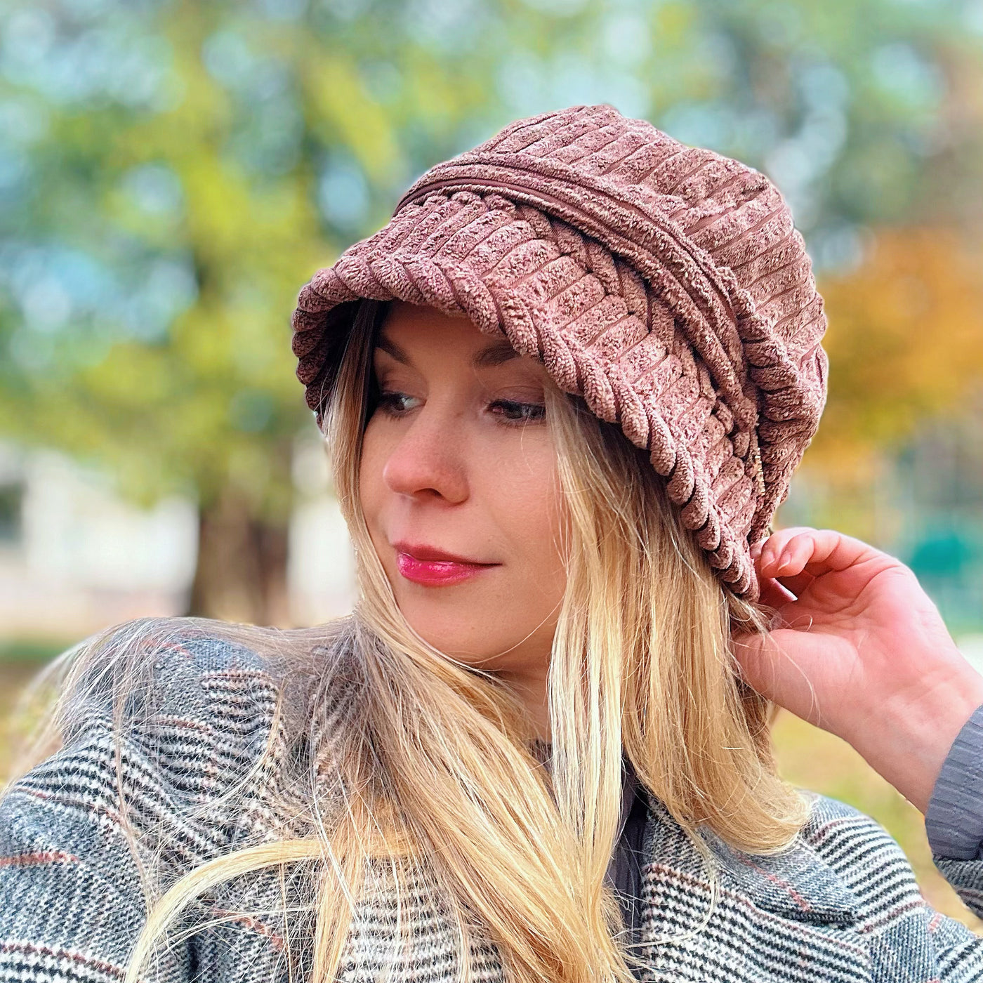 Winter Corduroy Bucket Hat for Women - Mspineapplecrafts