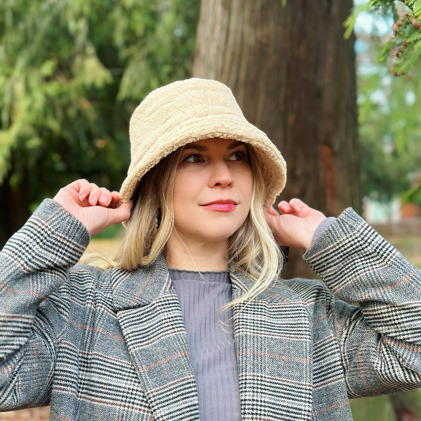 Oversized Arequipa Fleece Hat for Women