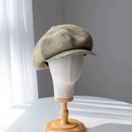 Oversize Slouchy Wool Newsboy Cap - Mspineapplecrafts