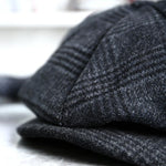 Wool 8-Panel Newsboy Cap Unisex - Style 9