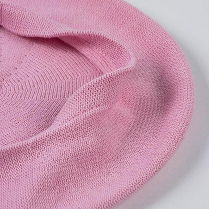 Oversize Knitted Beret for Women(Fits for large head) - Mspineapplecrafts